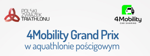 Logo Grand Prix w Aquathlonie Pościgowym 2018