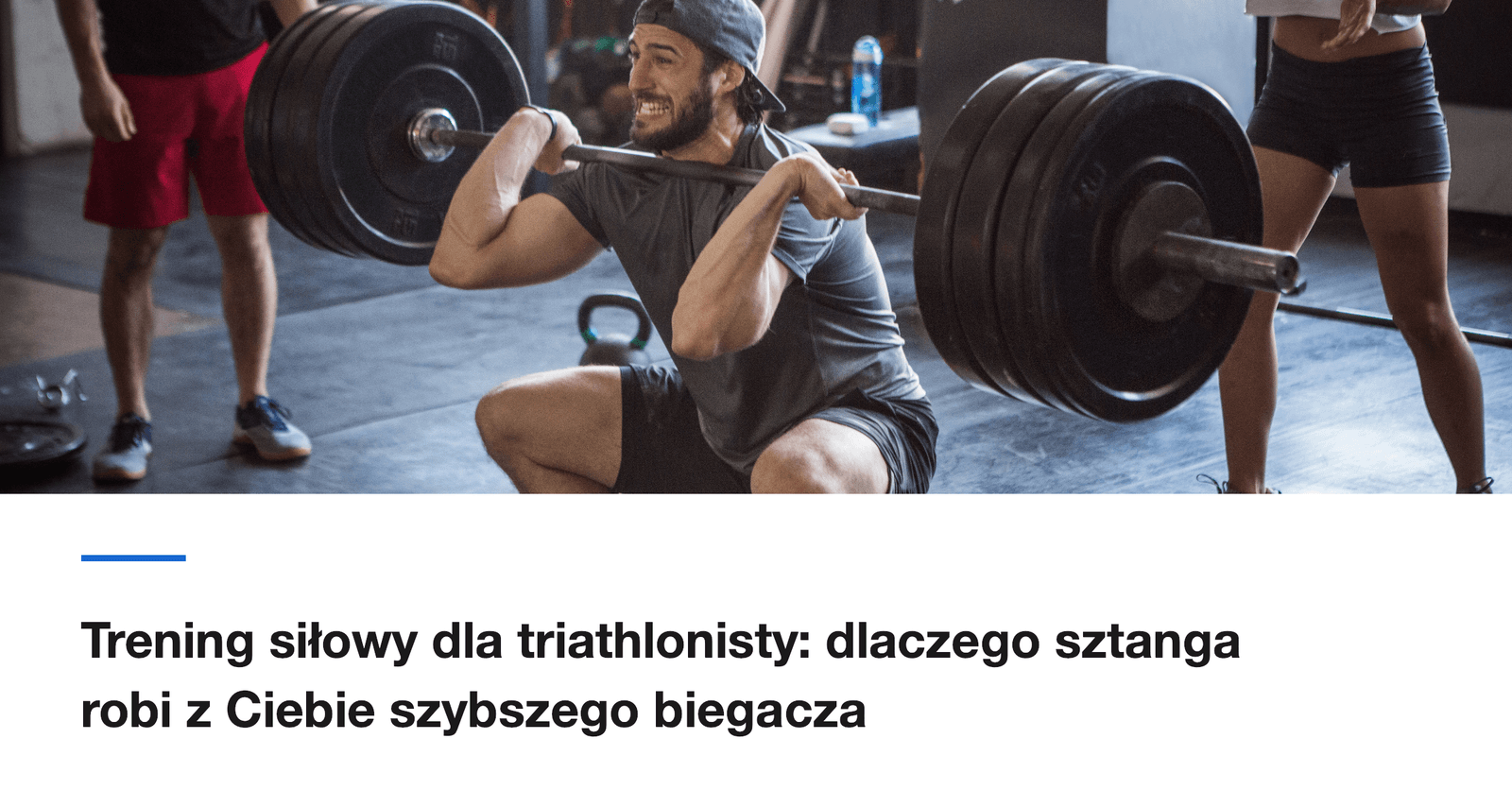 Trening siłowy dla triathlonisty: dlaczego sztanga robi z Ciebie szybszego biegacza