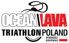 Logo Zawodów OceanLava Triathlon Polska Bydgoszcz Borówno 2020