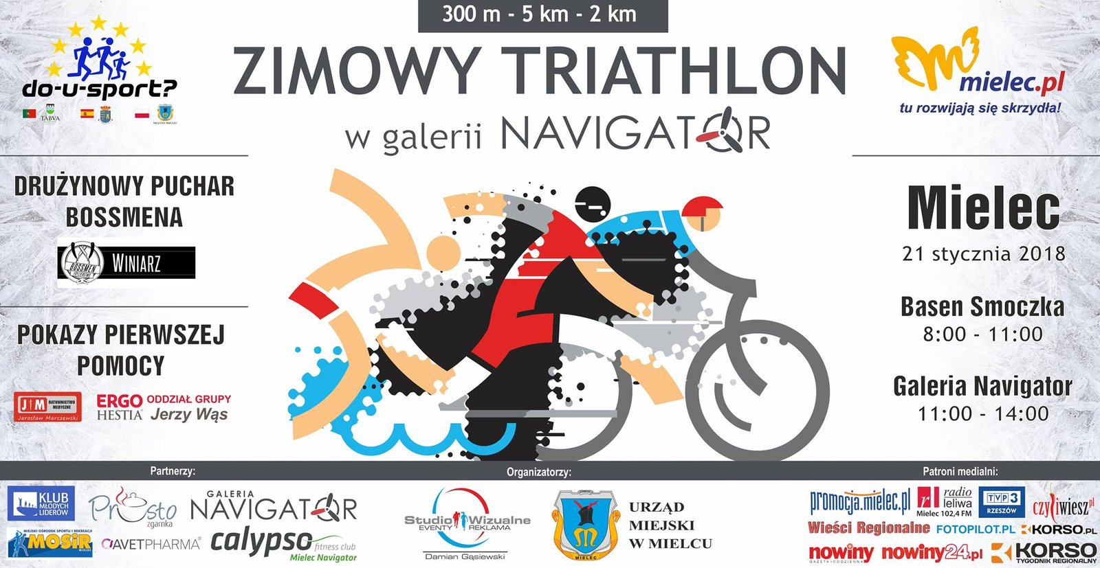 Logo Zawodów Zimowy Triathlon w Galerii Navigator 2018