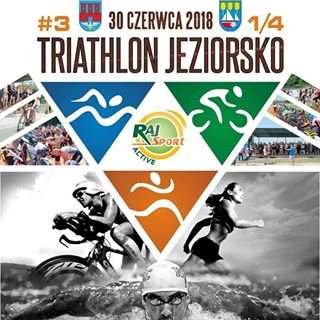 Logo Zawodów Triathlon Jeziorsko 2018