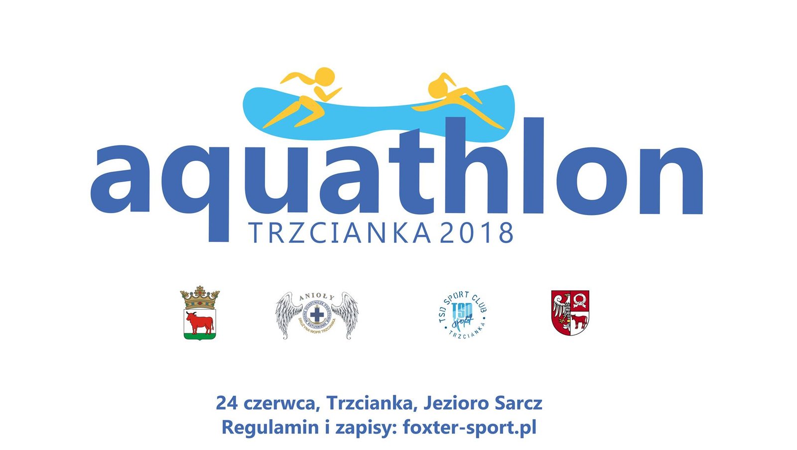 Logo Zawodów VI Aquathlon Trzcianka 2018