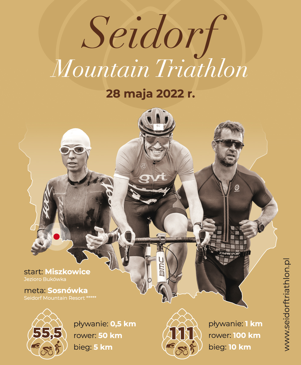 Logo Zawodów Seidorf Mountain Triathlon Wojanów - Sosnówka 2022