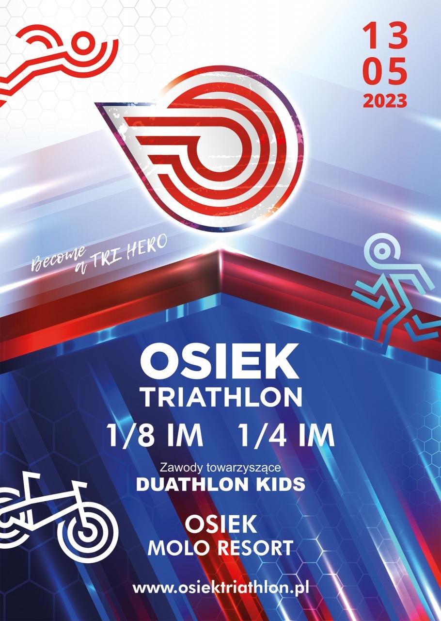 Logo Zawodów Triathlon Osiek 2023