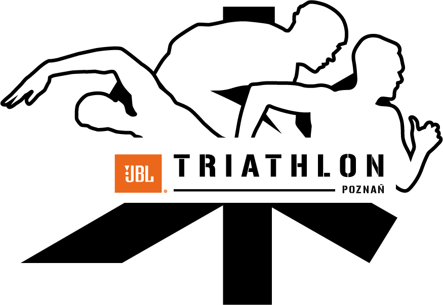 Logo Zawodów JBL Triathlon Poznań 2023