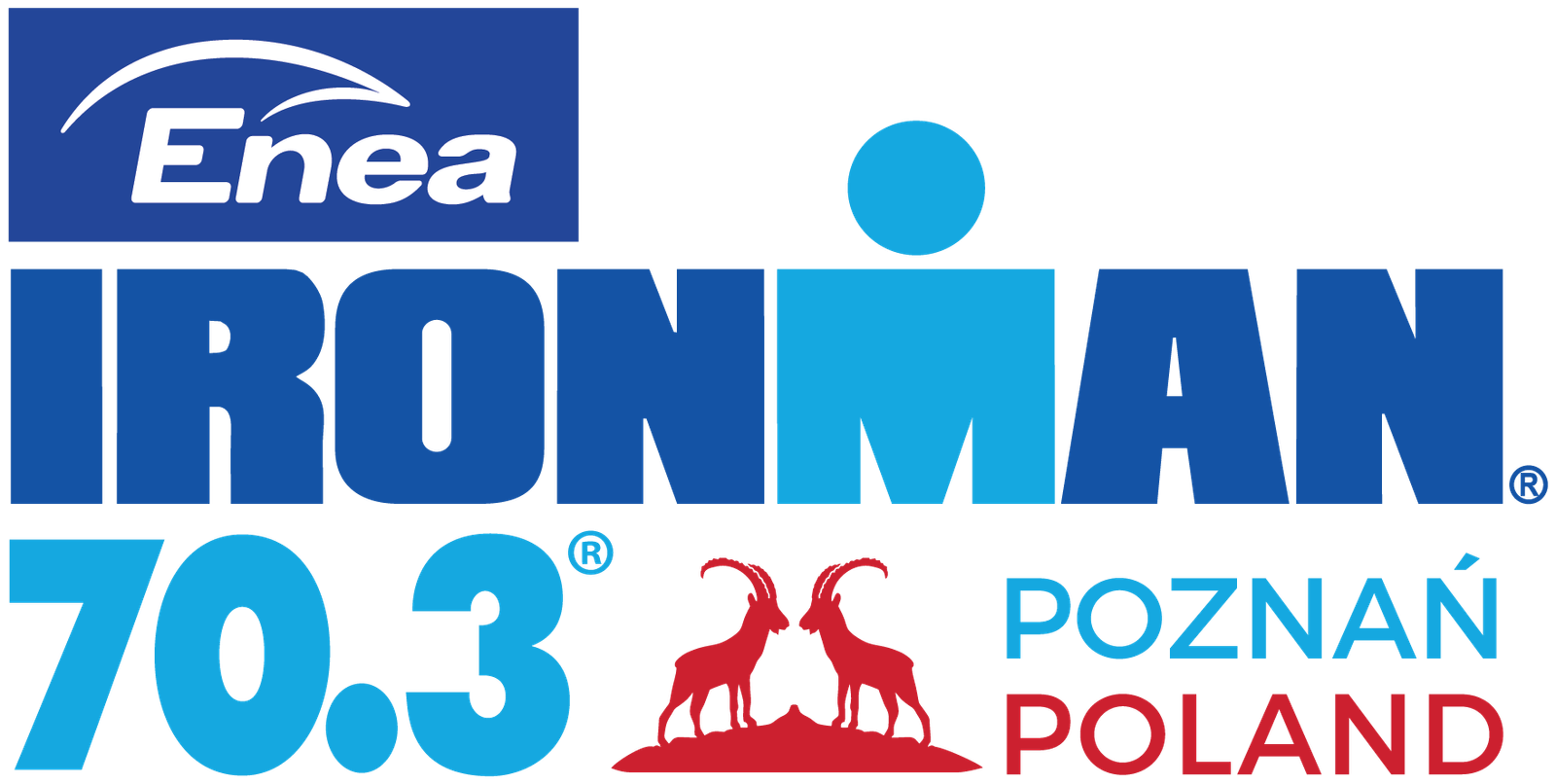 Logo Zawodów Enea IRONMAN 70.3 Poznan 2023