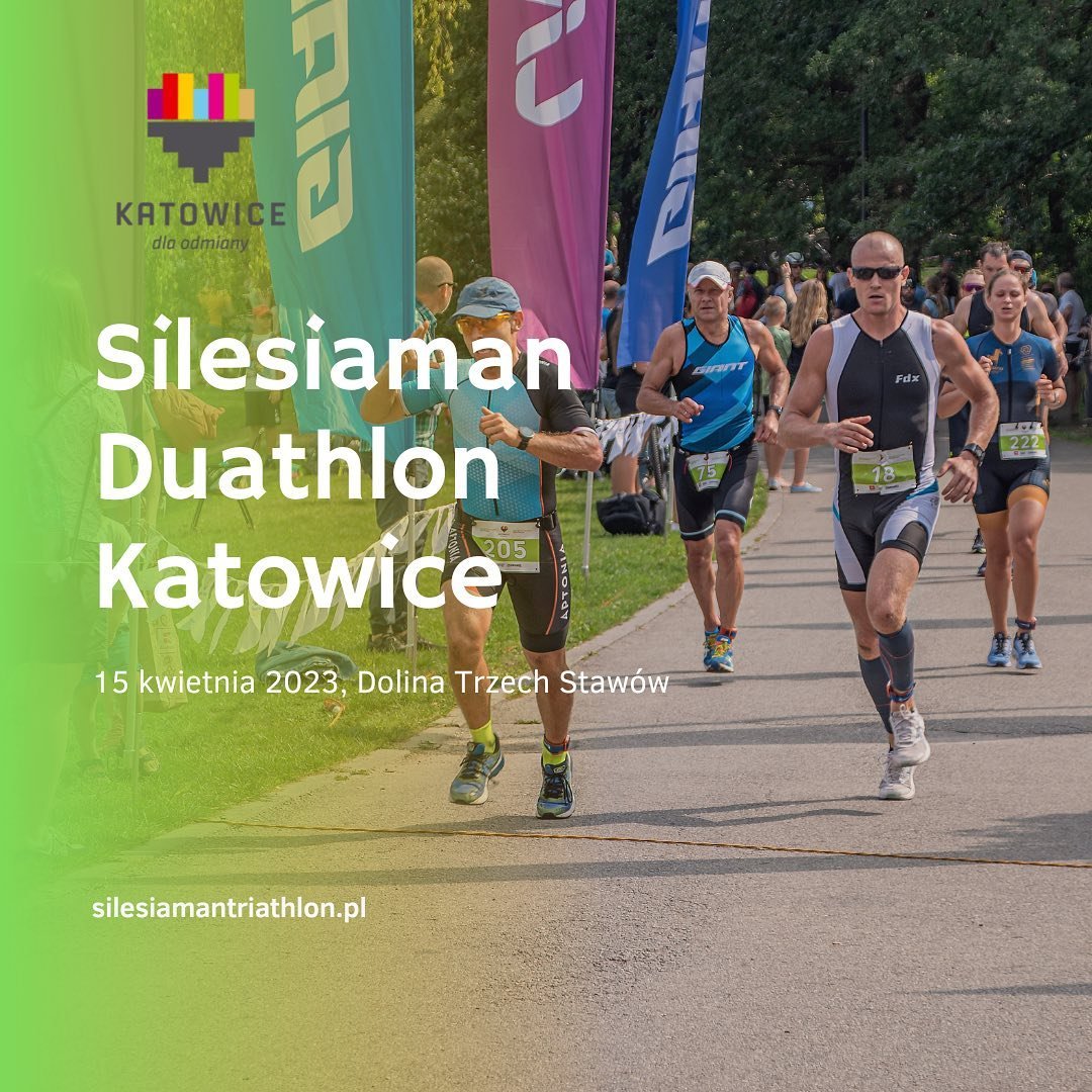 Logo Zawodów Silesiaman Duathlon Katowice 2023