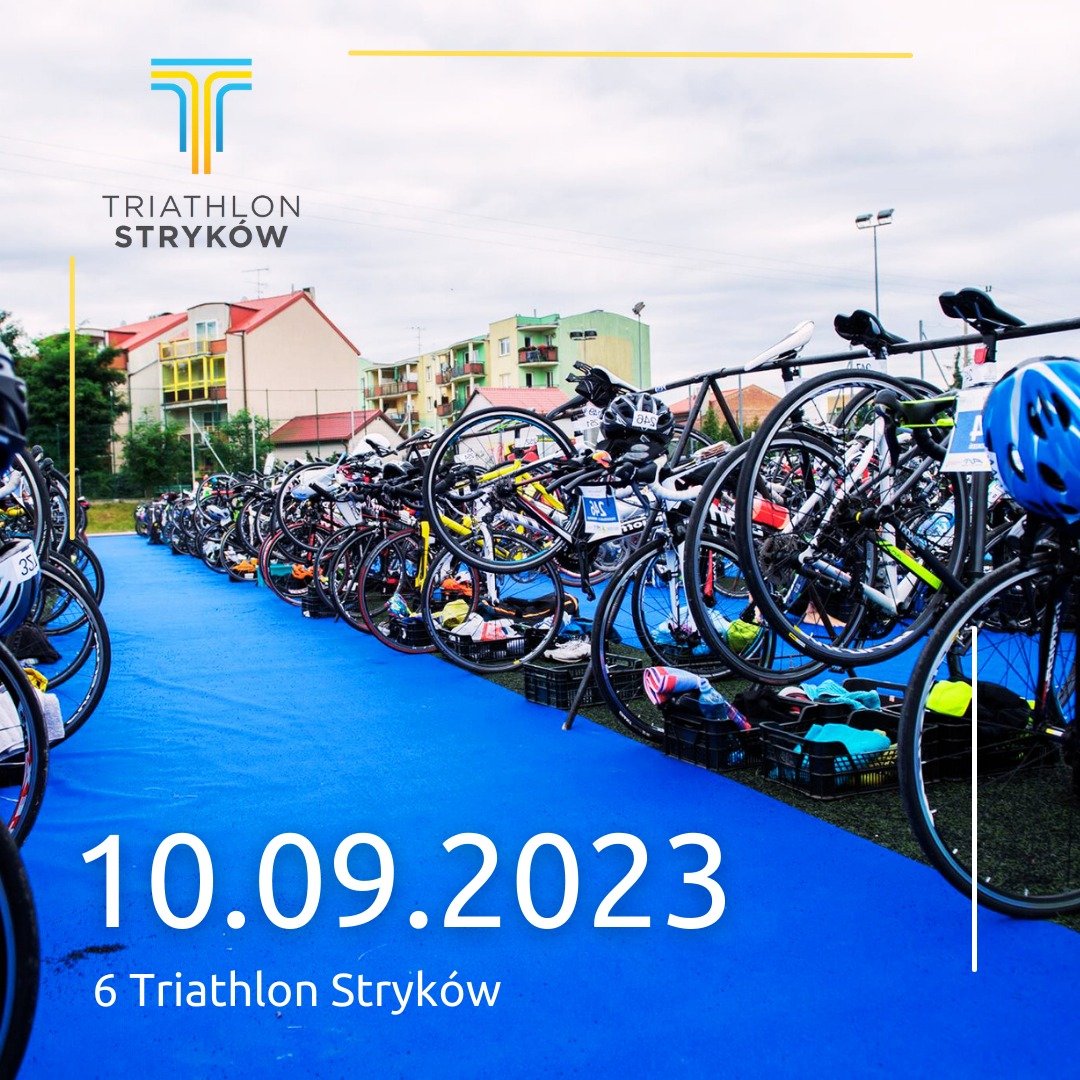 Logo Zawodów Triathlon Stryków 2023