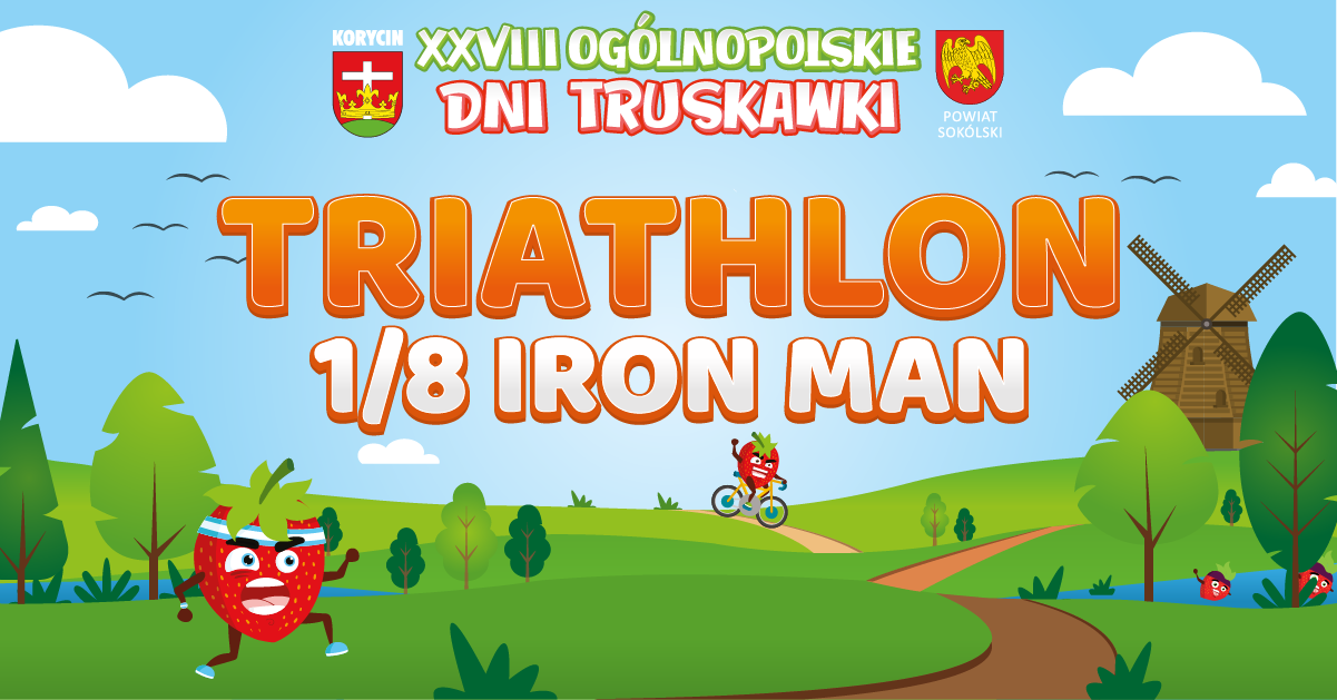 Logo Zawodów Triathlon Korycin 2023