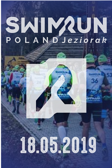 Logo Zawodów Swimrun Poland Jeziorak 2019