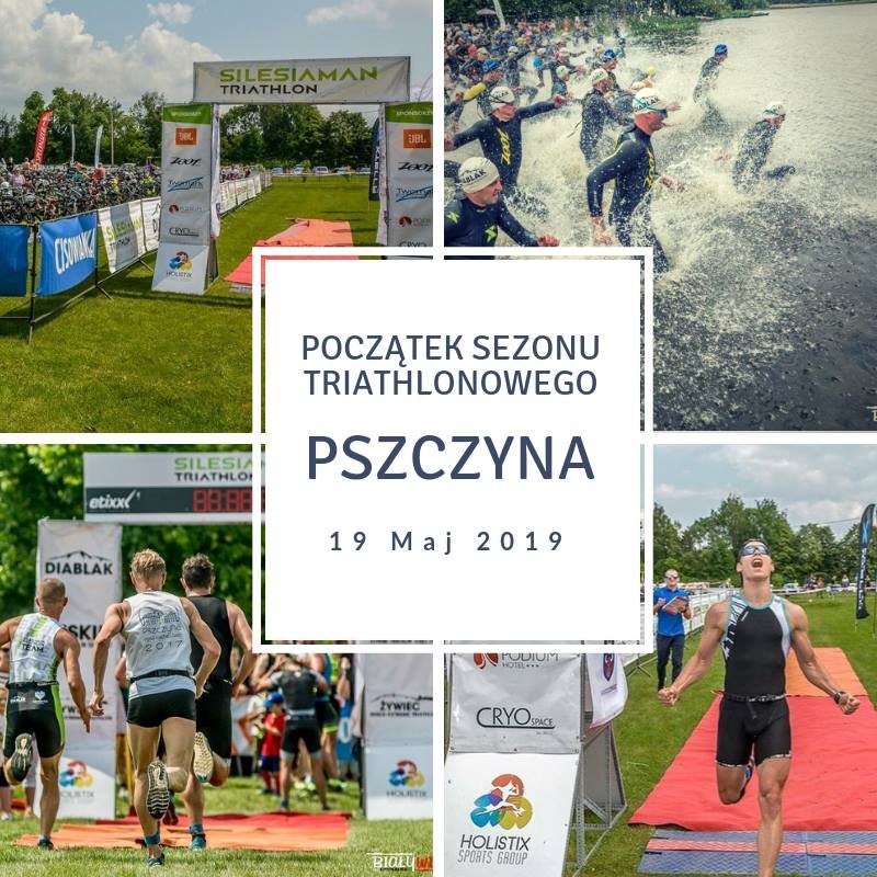 Logo Zawodów Silesiaman Triathlon Pszczyna 2019