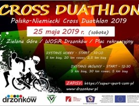 Logo Zawodów Polsko-Niemiecki Cross Duathlon 2019
